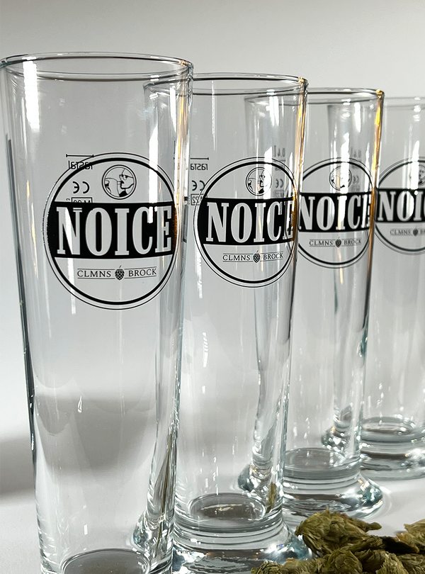 6er - "Noice" Stangen Gläser 0,5l inkl. Zollstock und Flaschenöffner